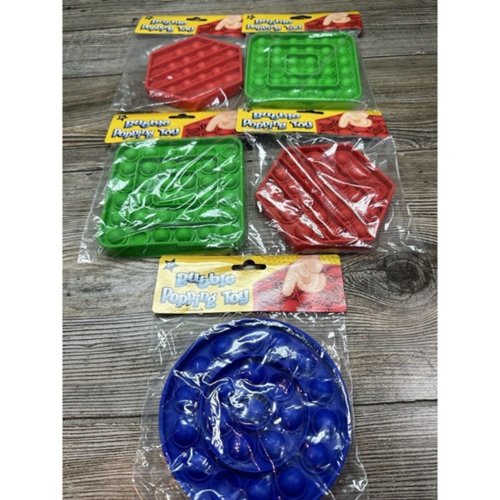 Push‎ Popit Lot New Silicone Sensory Fidget Toy Bubble Poppers Stress Relief 3+